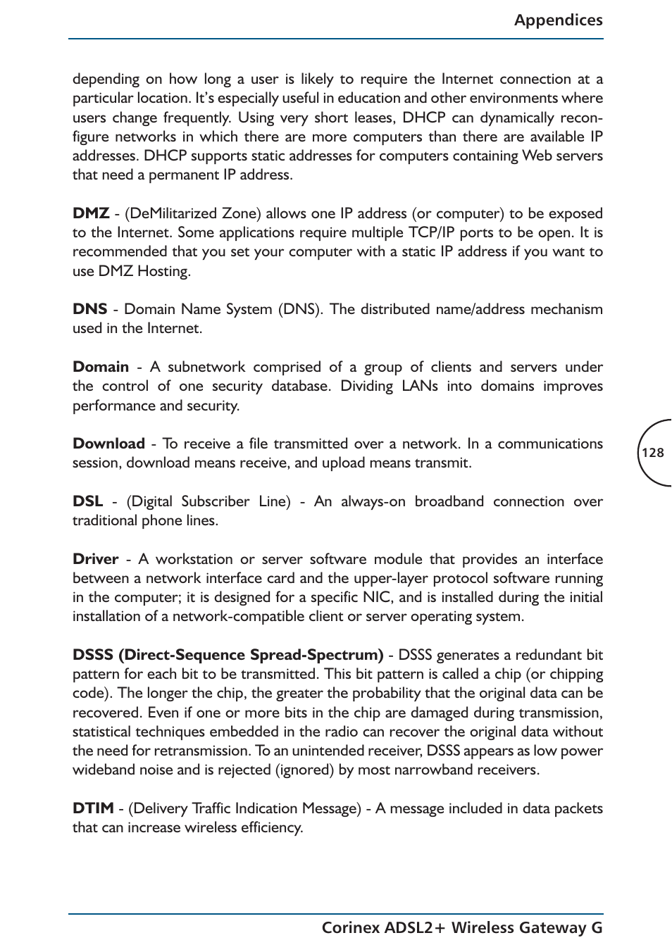 Corinex Global ADSL2+ User Manual | Page 129 / 145