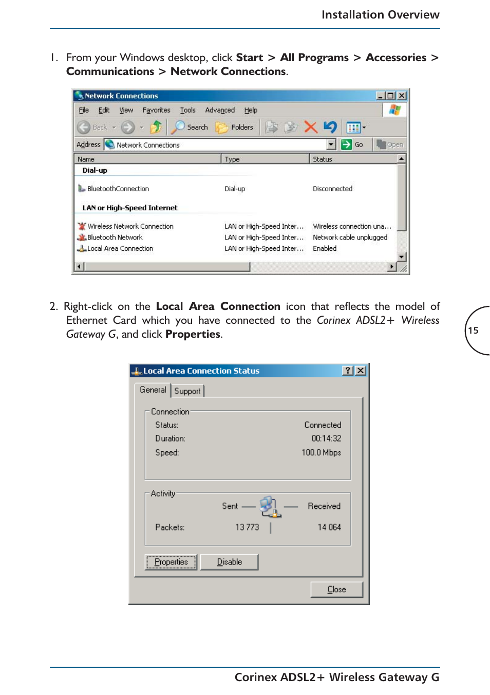 Corinex Global ADSL2+ User Manual | Page 16 / 145