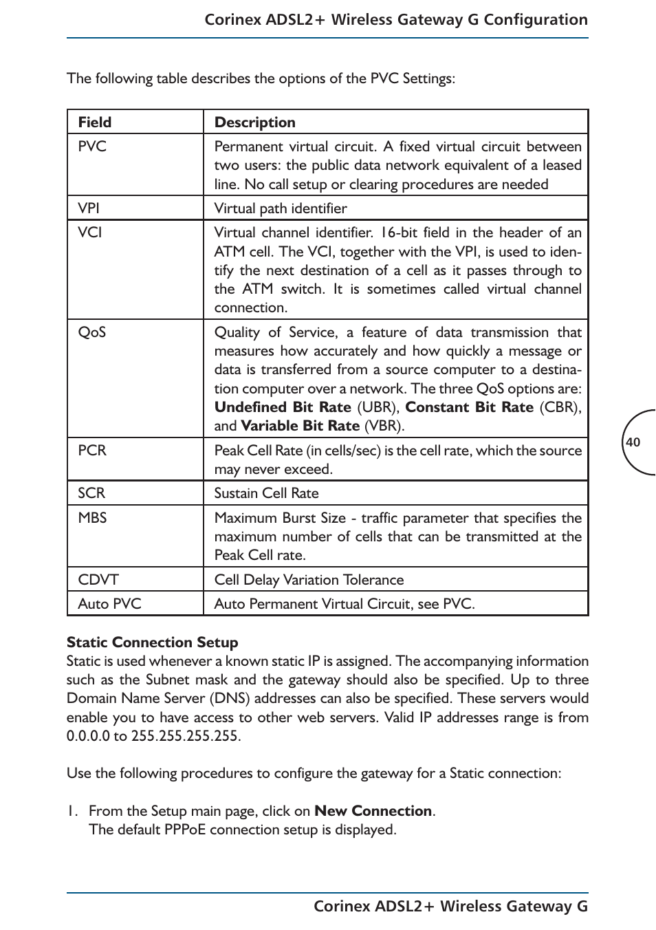 Corinex Global ADSL2+ User Manual | Page 41 / 145
