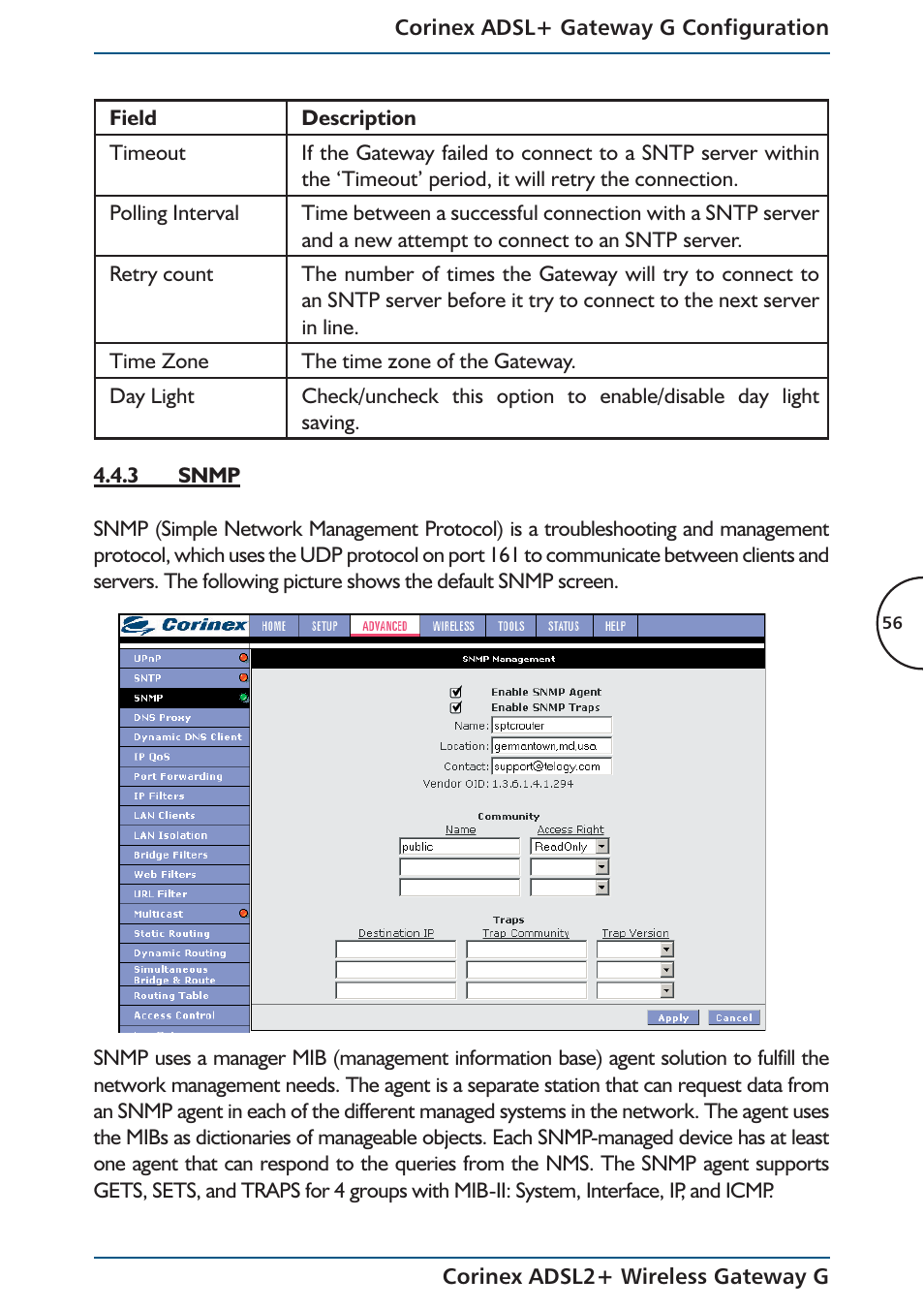 Corinex Global ADSL2+ User Manual | Page 57 / 145