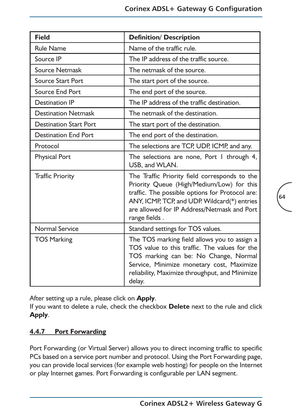 Corinex Global ADSL2+ User Manual | Page 65 / 145