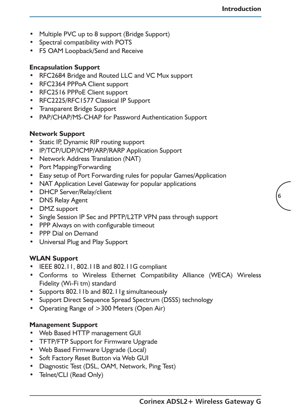Corinex Global ADSL2+ User Manual | Page 7 / 145