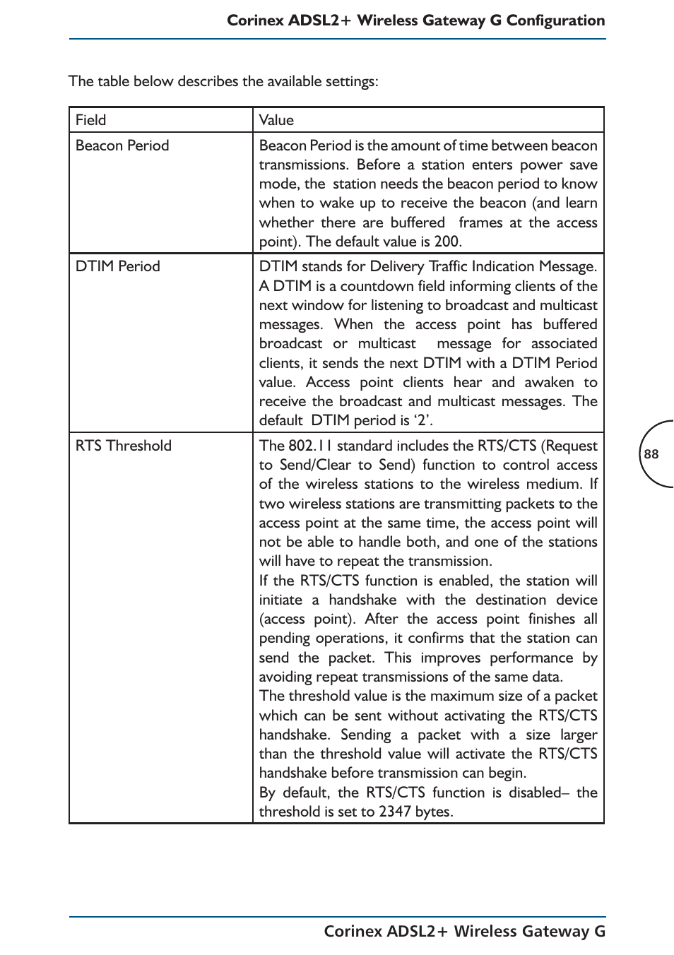 Corinex Global ADSL2+ User Manual | Page 89 / 145