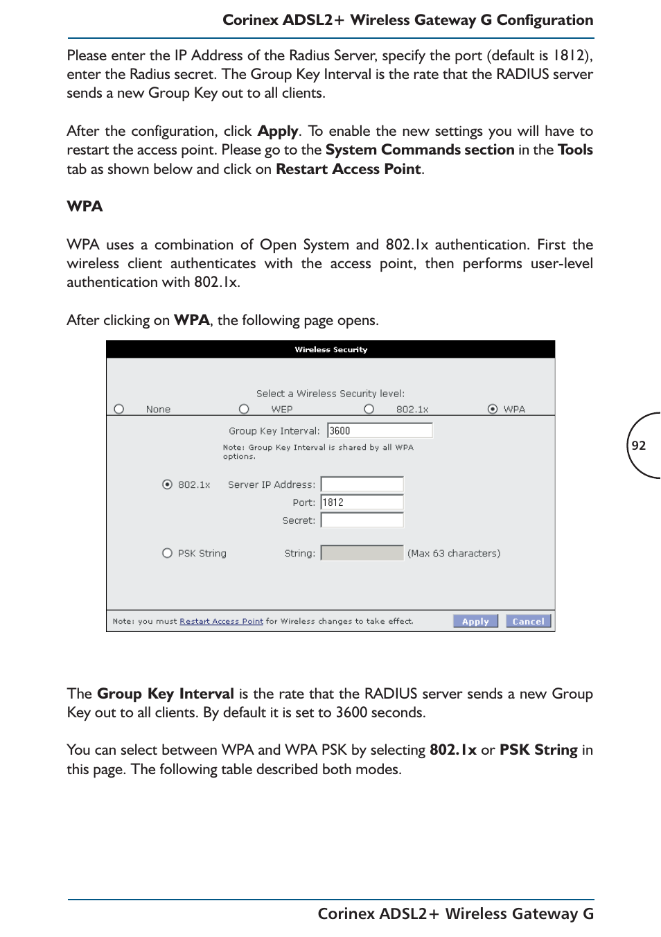 Corinex Global ADSL2+ User Manual | Page 93 / 145