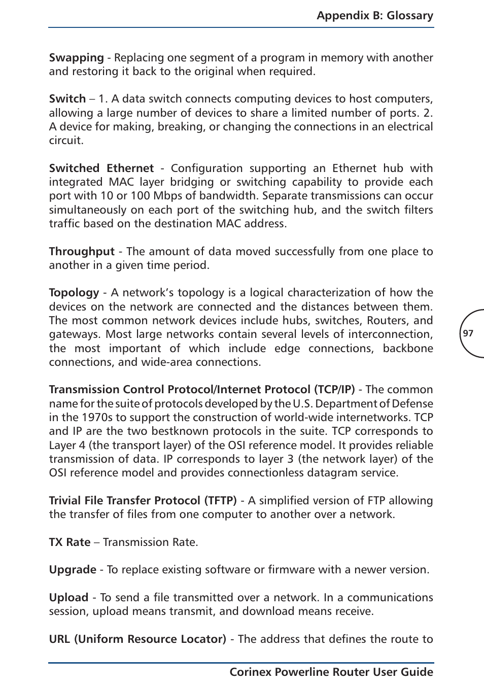 Corinex Global Powerline Router User Manual | Page 100 / 111