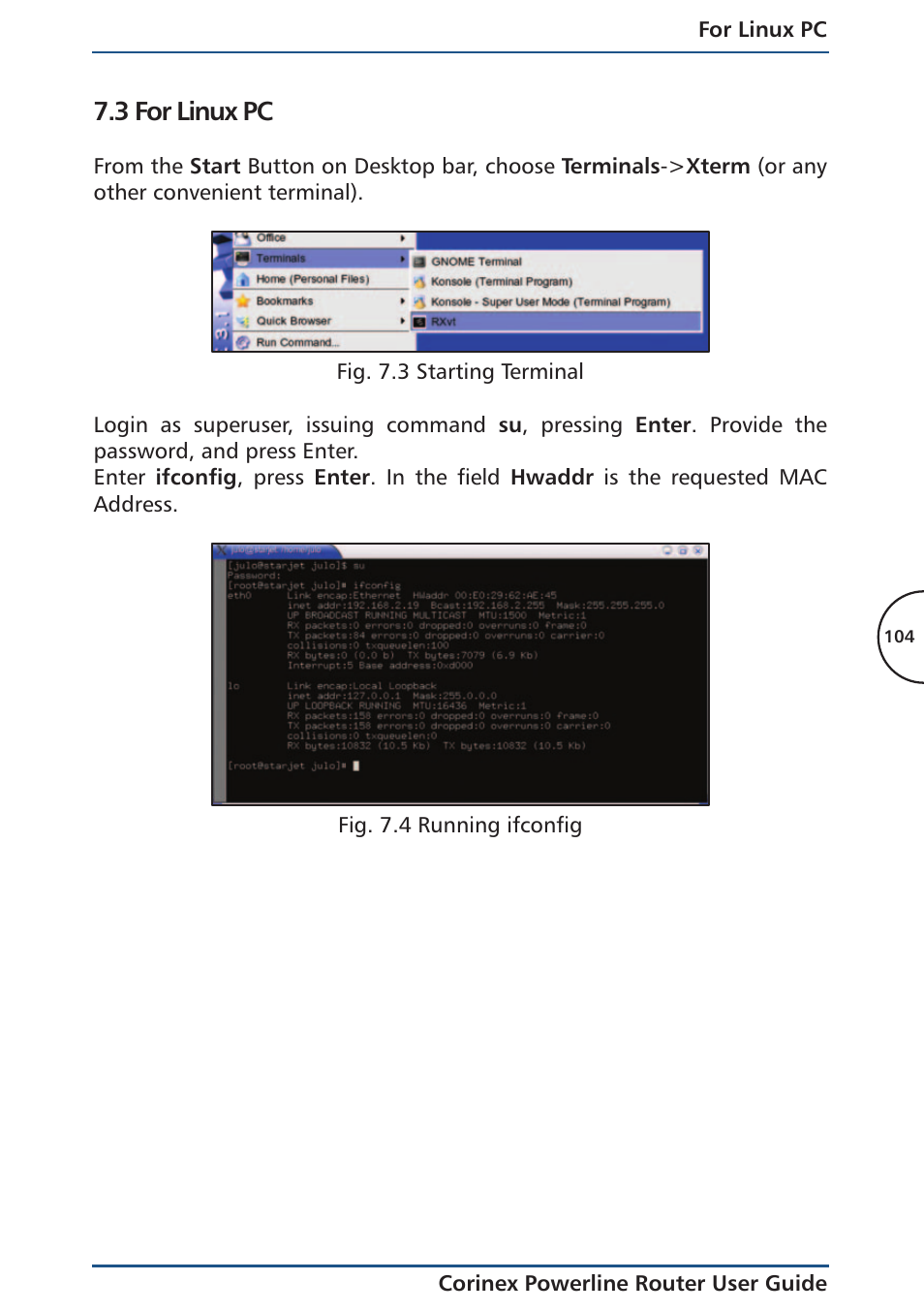 3 for linux pc | Corinex Global Powerline Router User Manual | Page 107 / 111