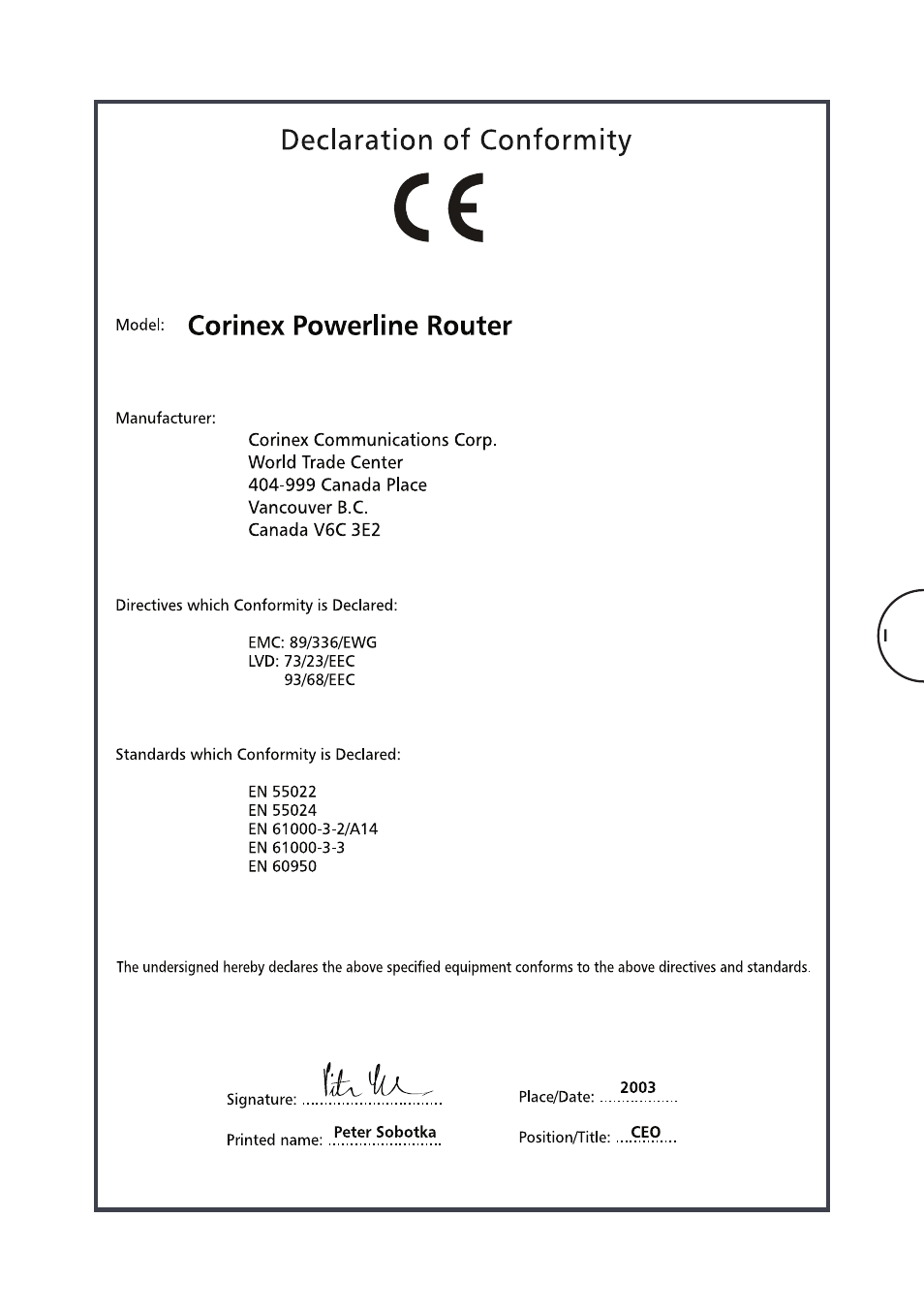Corinex Global Powerline Router User Manual | Page 2 / 111
