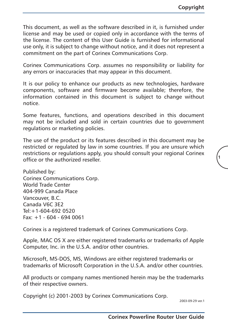 Corinex Global Powerline Router User Manual | Page 4 / 111