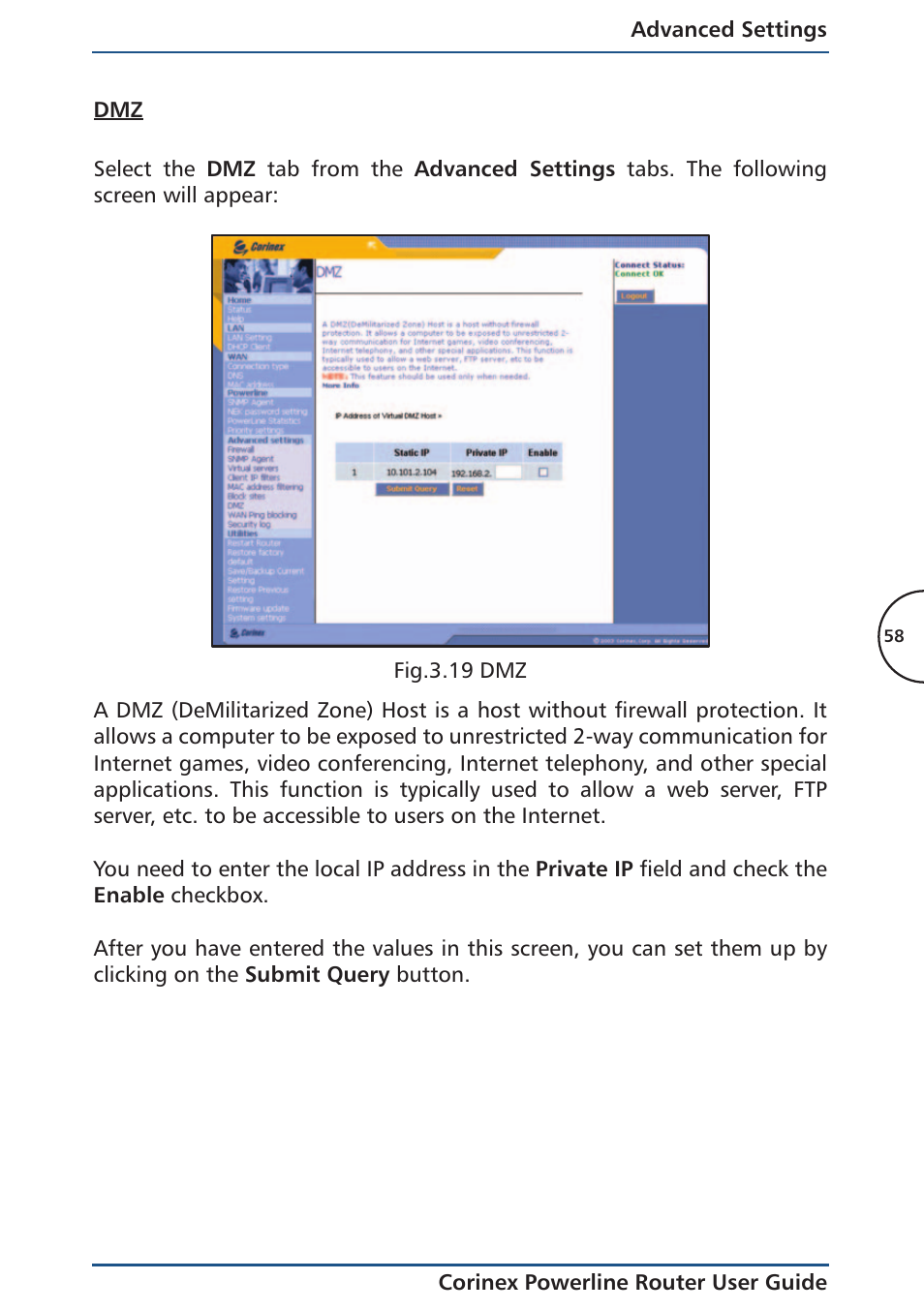 Corinex Global Powerline Router User Manual | Page 61 / 111