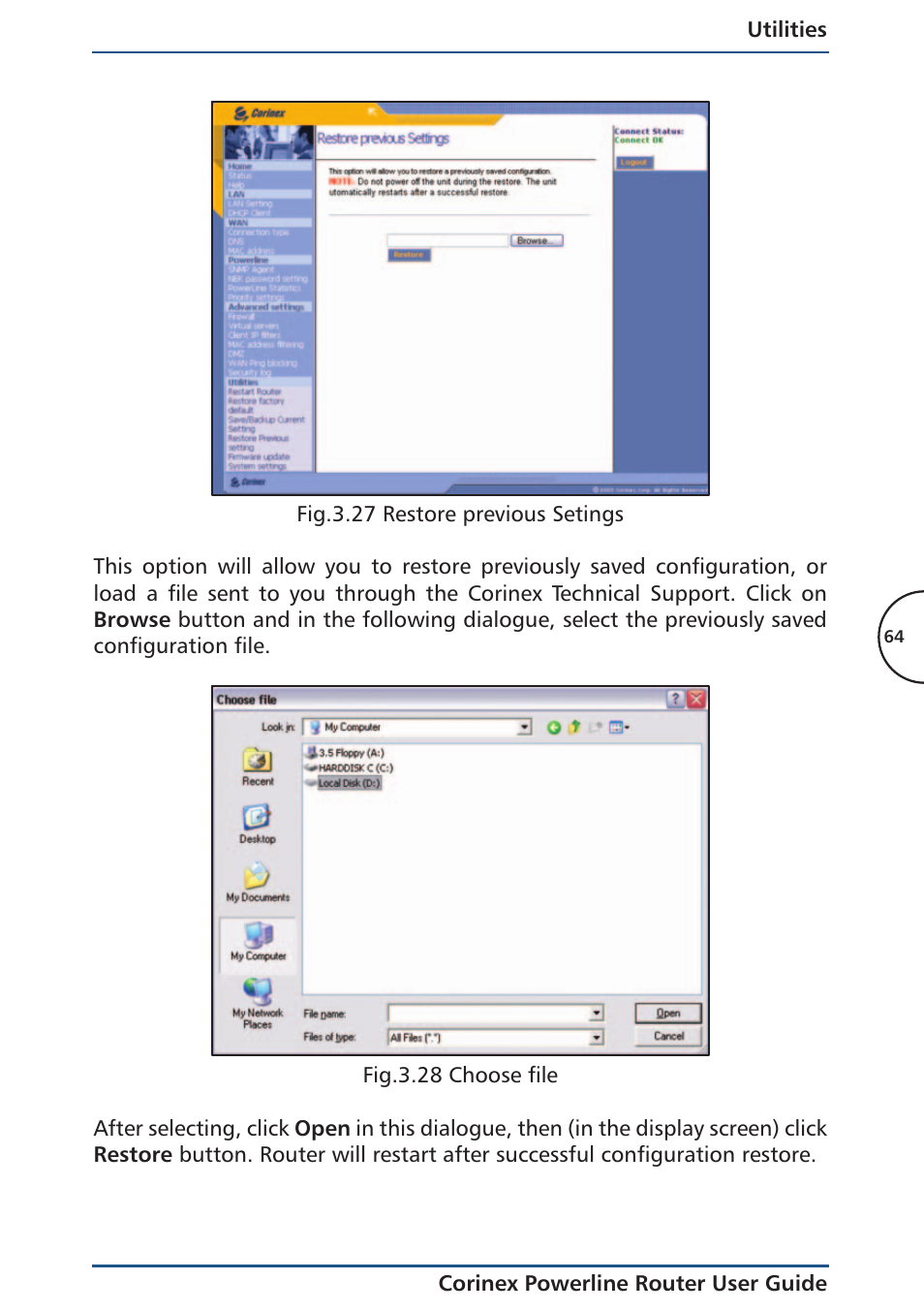 Corinex Global Powerline Router User Manual | Page 67 / 111