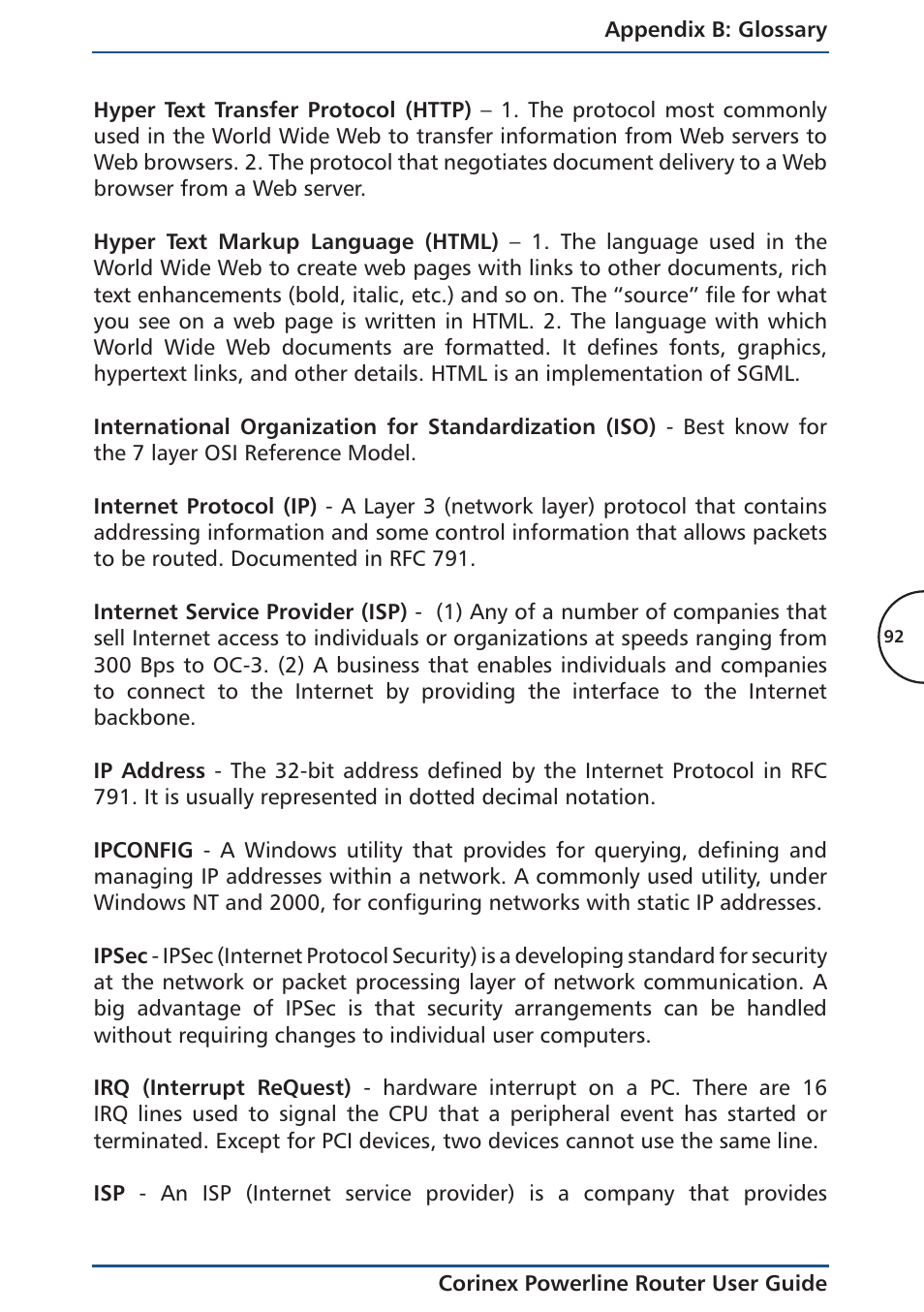 Corinex Global Powerline Router User Manual | Page 95 / 111