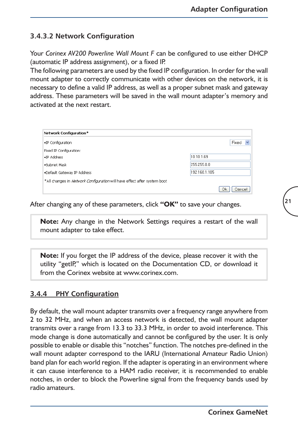 Corinex Global Corinex GameNet User Manual | Page 23 / 47