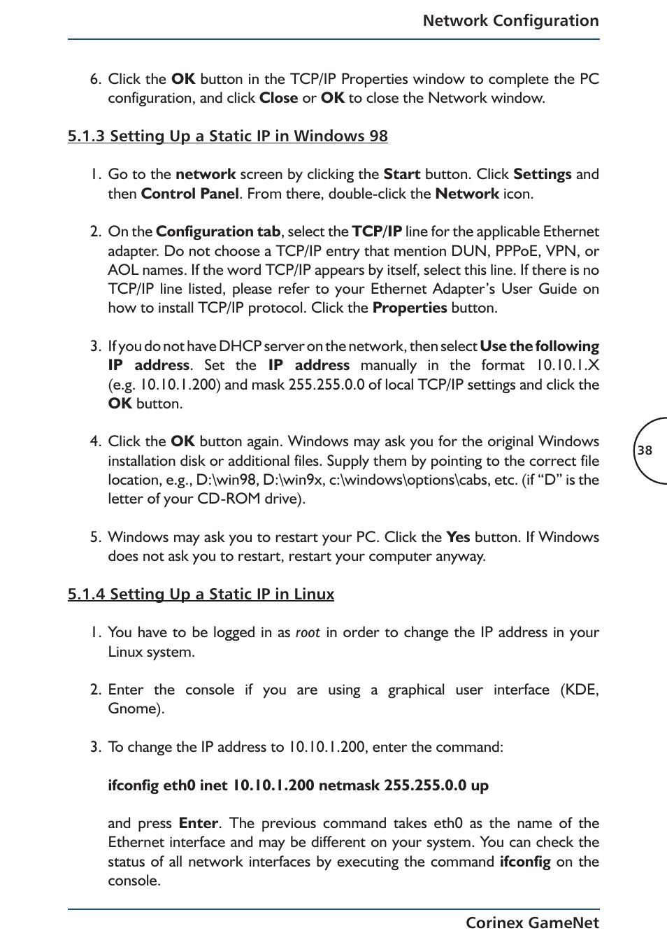Corinex Global Corinex GameNet User Manual | Page 40 / 47