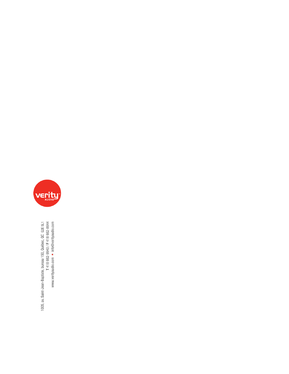 Verity Audio Sarastro IIS User Manual | Page 12 / 12