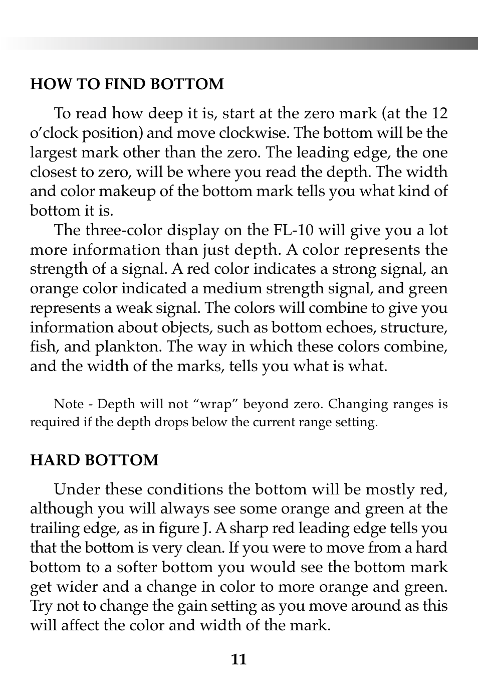 Vexilar FL-10 User Manual | Page 11 / 24