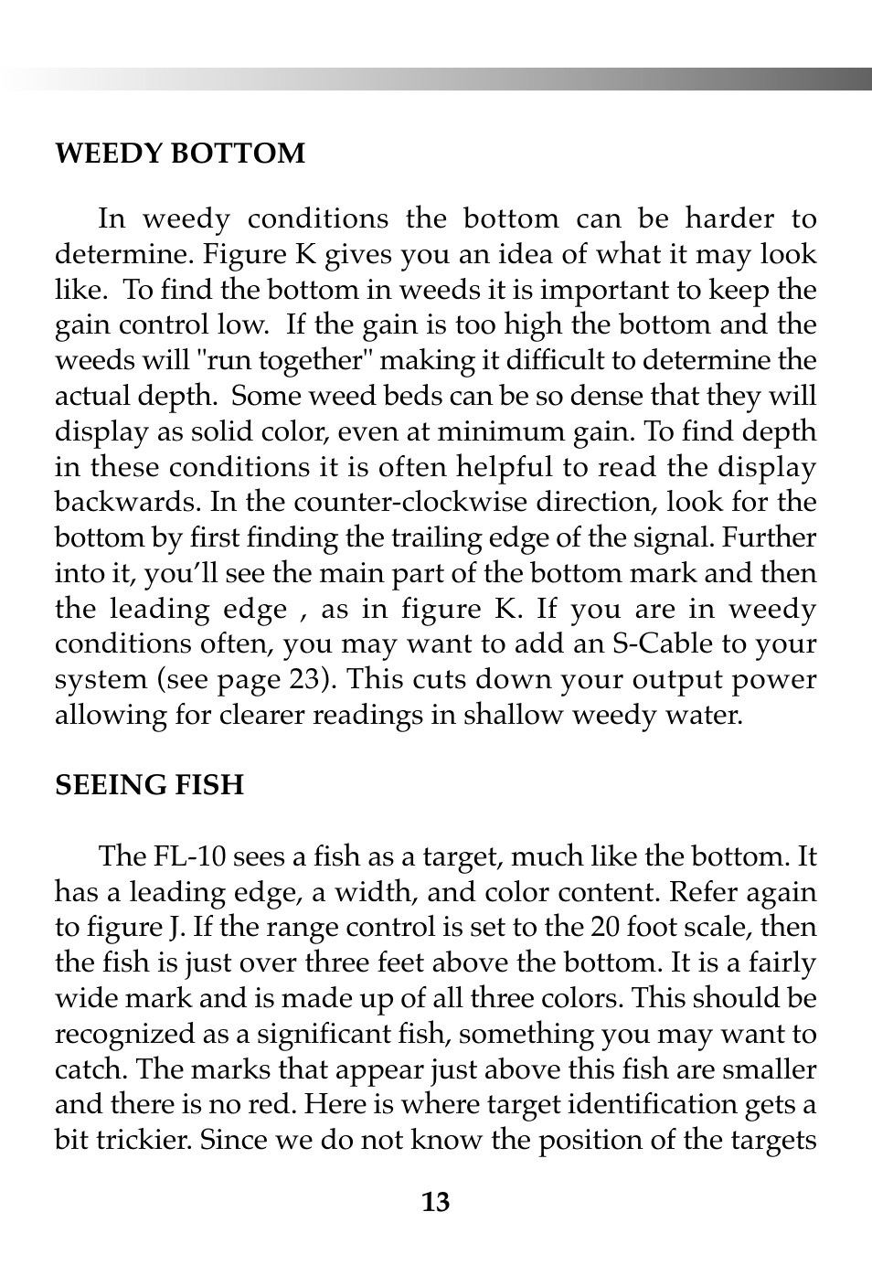 Vexilar FL-10 User Manual | Page 13 / 24