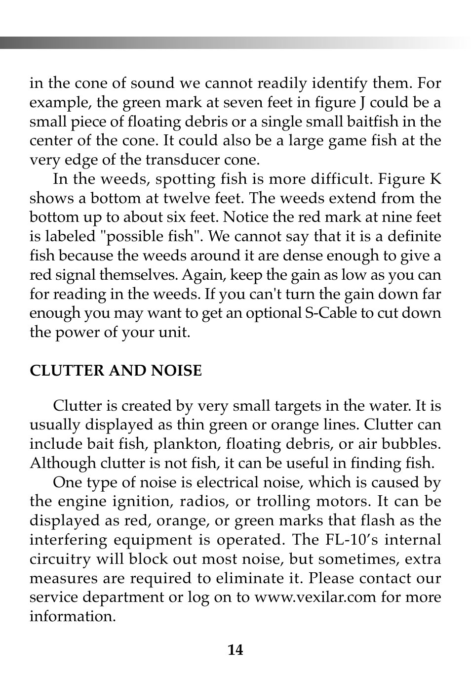 Vexilar FL-10 User Manual | Page 14 / 24