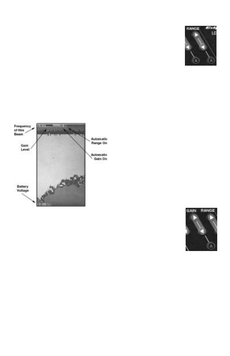 13 adjusting the depth range, Adjusting the gain | Vexilar LC-507 User Manual | Page 13 / 34