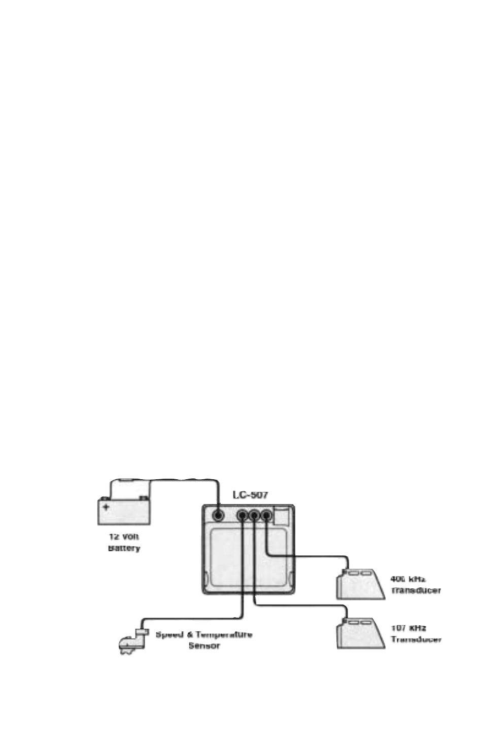 Specifications, Lc-507 connections | Vexilar LC-507 User Manual | Page 4 / 34