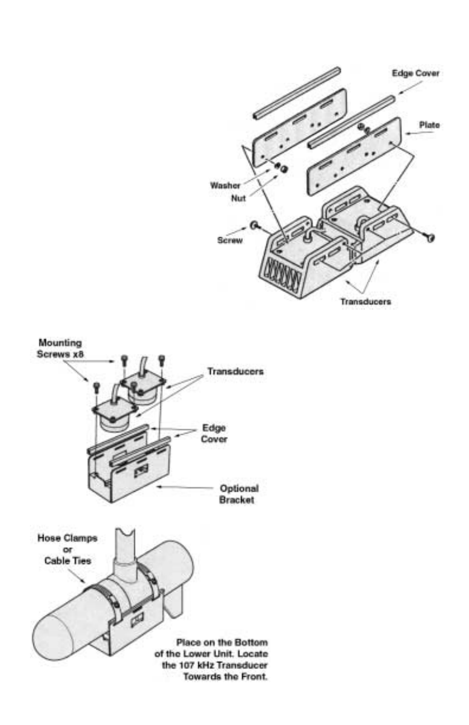 9trolling motor mounting | Vexilar LC-507 User Manual | Page 9 / 34