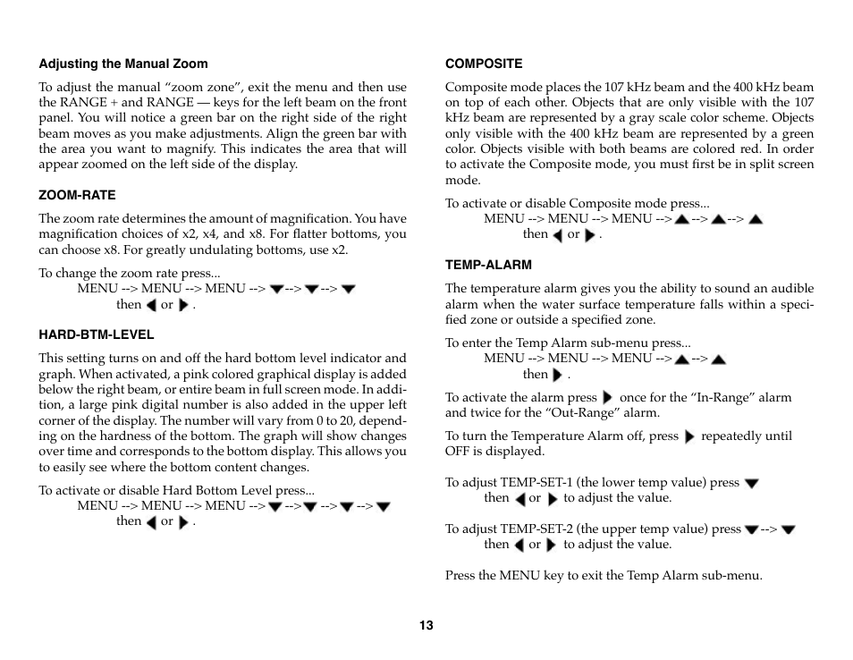 Vexilar Edge 3 User Manual | Page 13 / 16