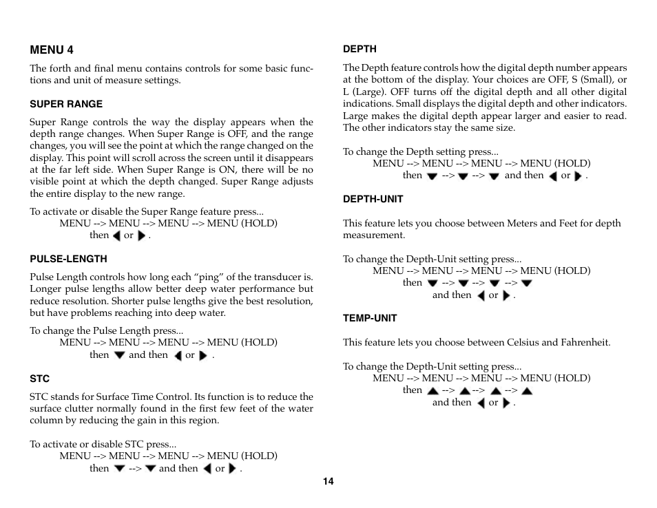 Vexilar Edge 3 User Manual | Page 14 / 16