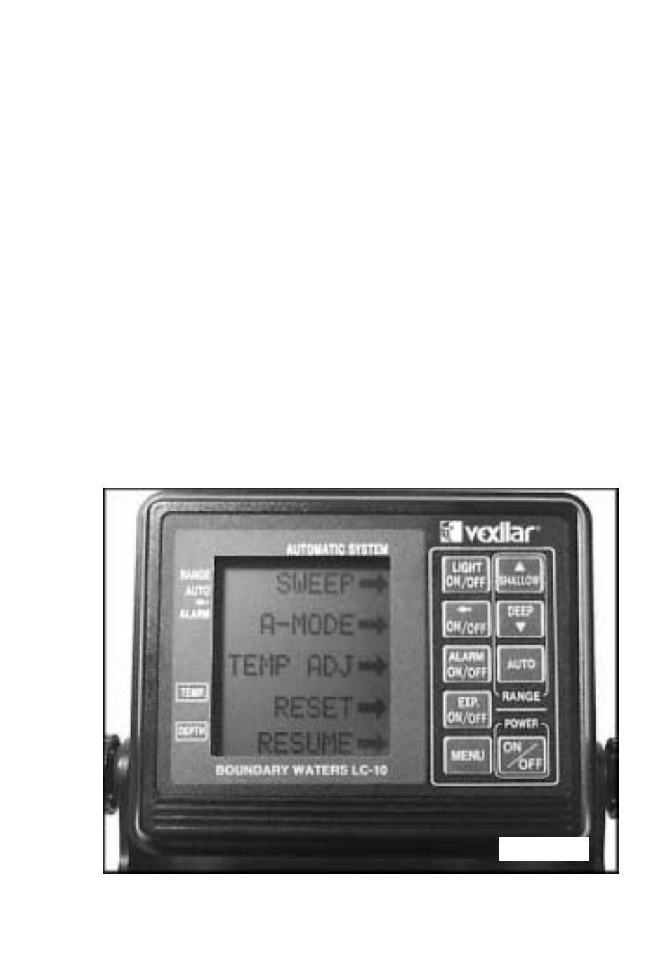 Expansion, Menu | Vexilar LC-10 User Manual | Page 12 / 28