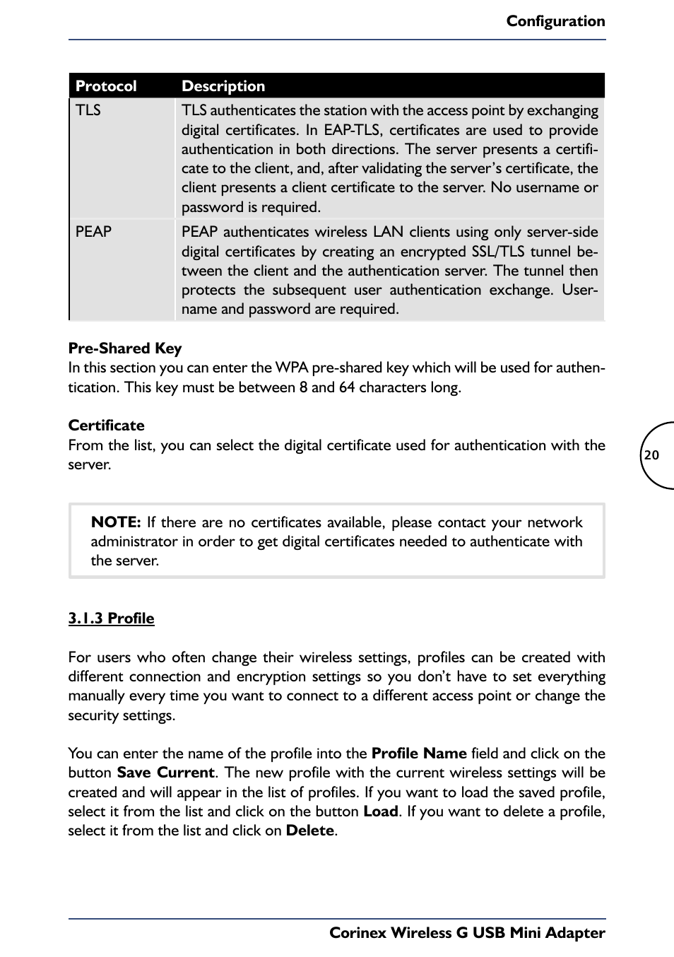 Corinex Global ETS 300-826 User Manual | Page 23 / 38