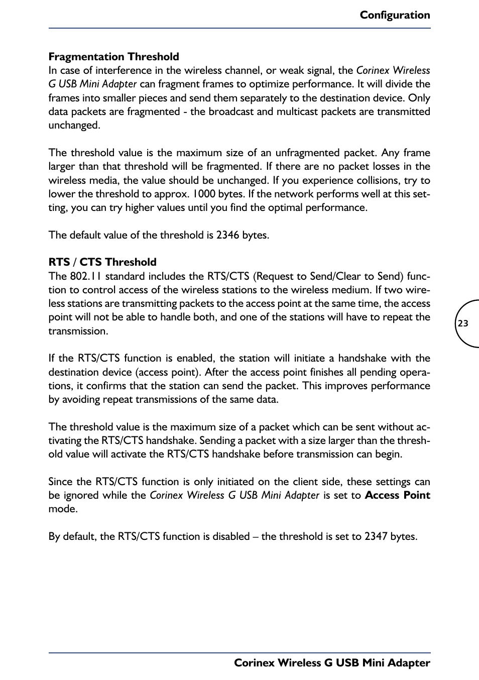 Corinex Global ETS 300-826 User Manual | Page 26 / 38