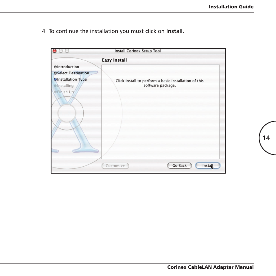 Corinex Global MAC OS X User Manual | Page 17 / 35