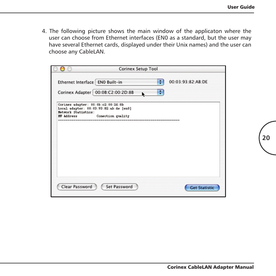 Corinex Global MAC OS X User Manual | Page 23 / 35