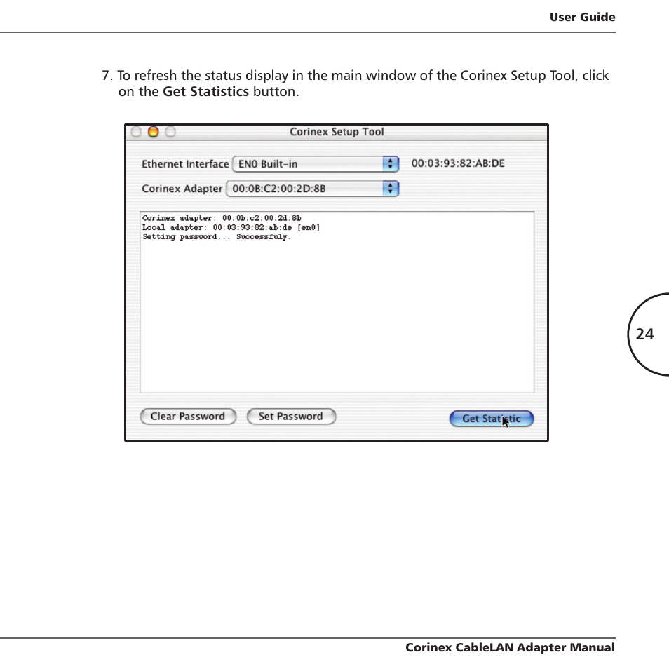 Corinex Global MAC OS X User Manual | Page 27 / 35