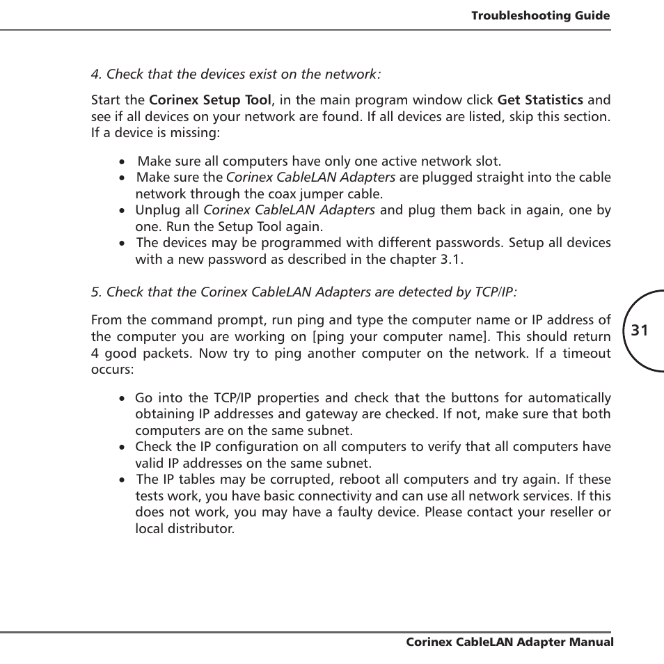Corinex Global MAC OS X User Manual | Page 34 / 35