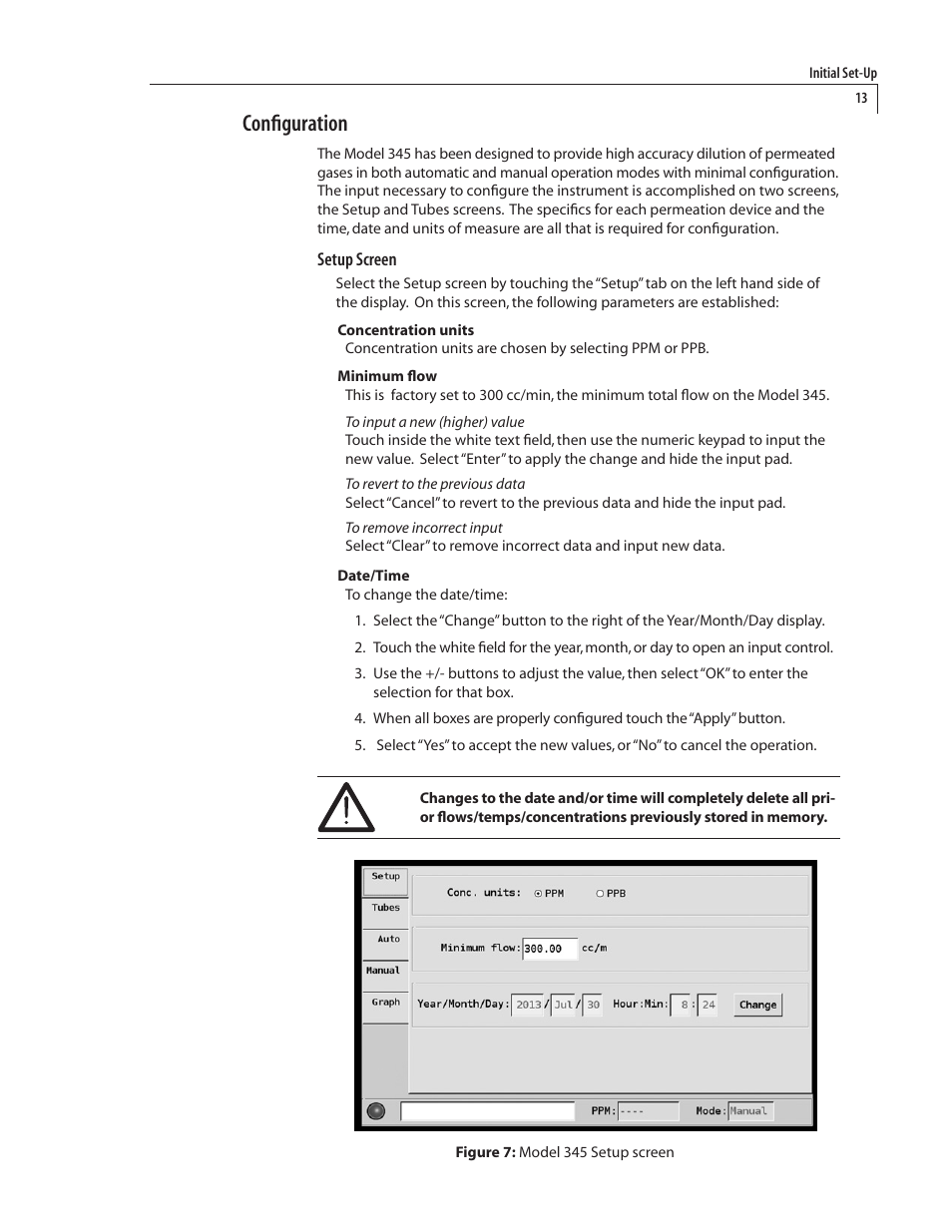 Configuration | VICI Dynacalibrator 345 User Manual | Page 17 / 31