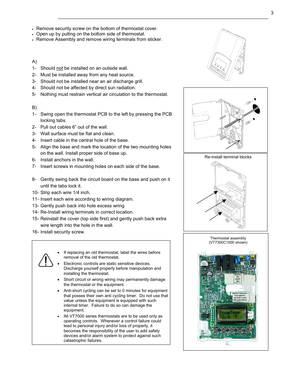 Viconics VT7607 BACnet Integration Guide (First Release 1000 Series) User Manual | Page 3 / 23