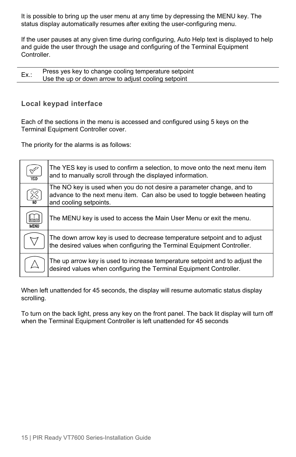 Viconics VT7600 Installation Guide (Current Release 5000 Series PIR Ready) User Manual | Page 15 / 39