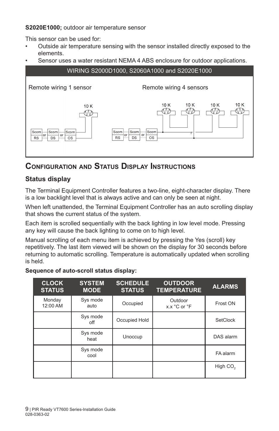 Viconics VT7606E Installation Manual User Manual | Page 9 / 34