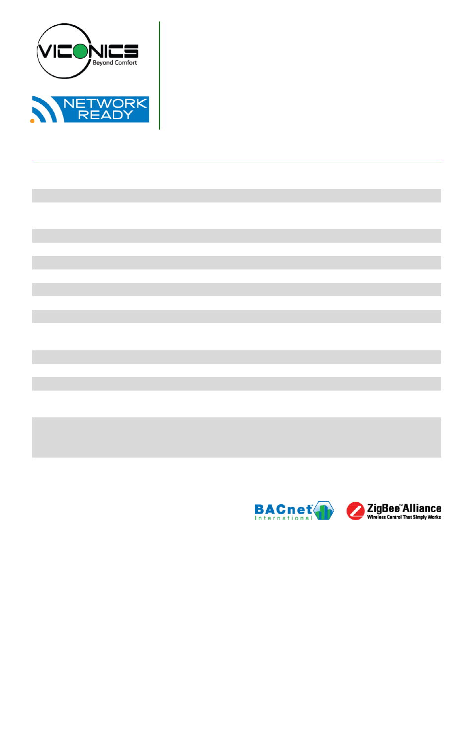 Viconics VT7600F Installation Manual User Manual | 29 pages