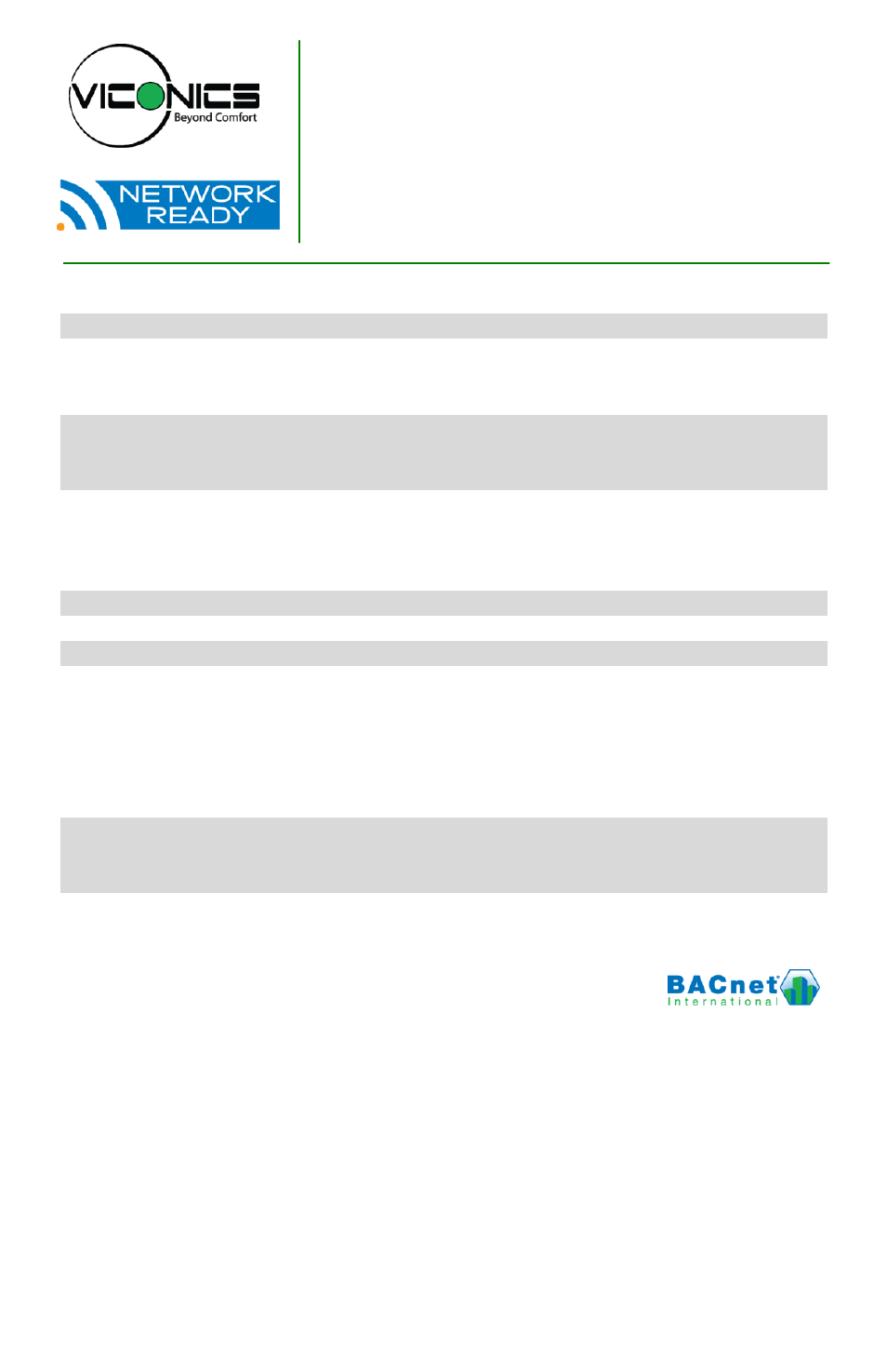 Viconics VT7300F-2572 Installation Manual User Manual | 26 pages