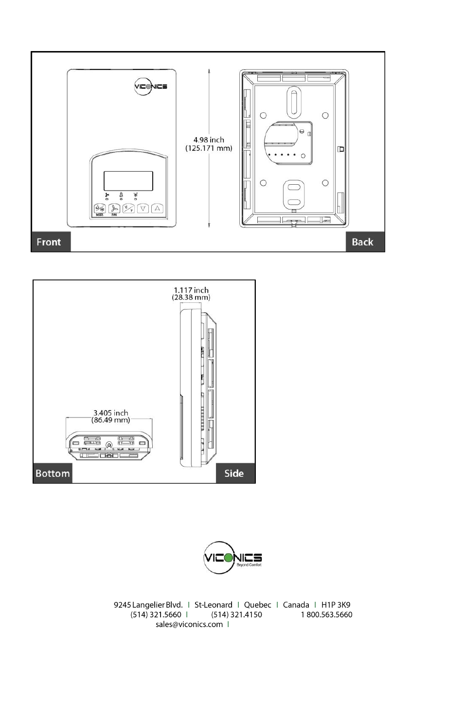 Viconics VTR7300 Installation Manual User Manual | Page 25 / 25