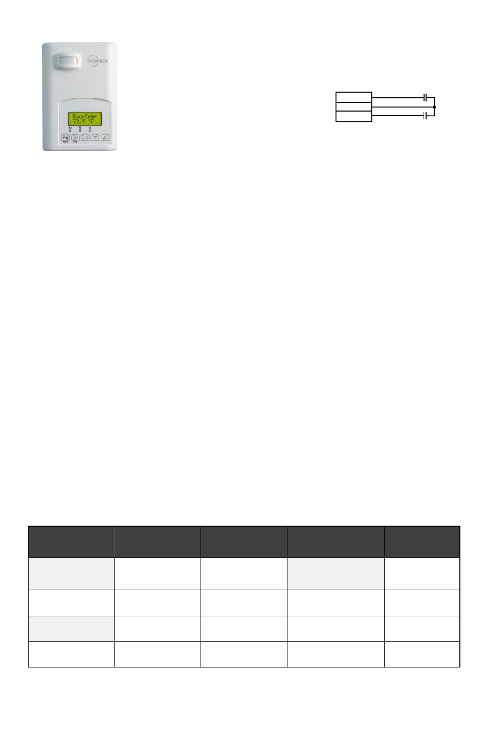 Configuring and status display instructions, Status display | Viconics VTR7300 Installation Manual User Manual | Page 8 / 25