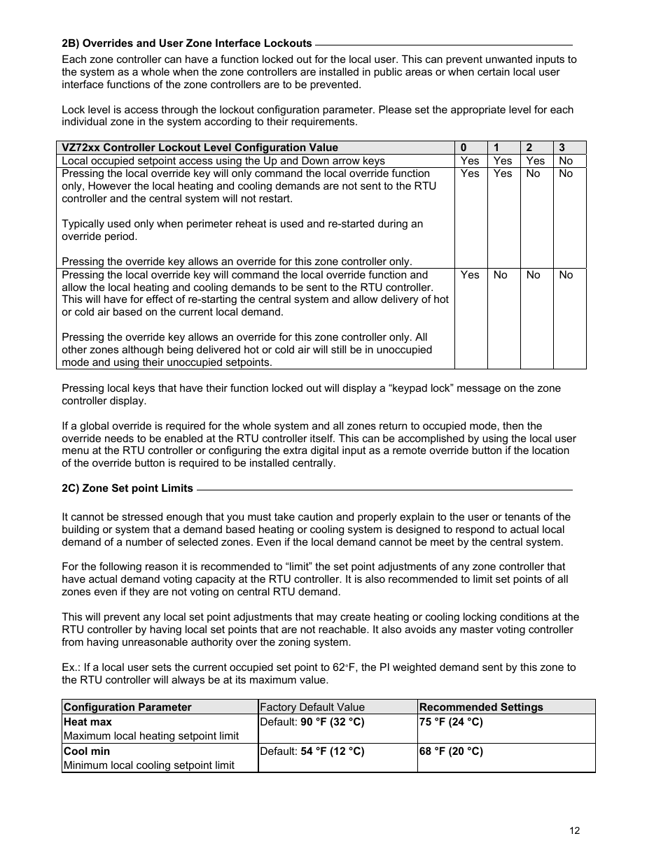 Viconics VWZS Application Guide User Manual | Page 12 / 40