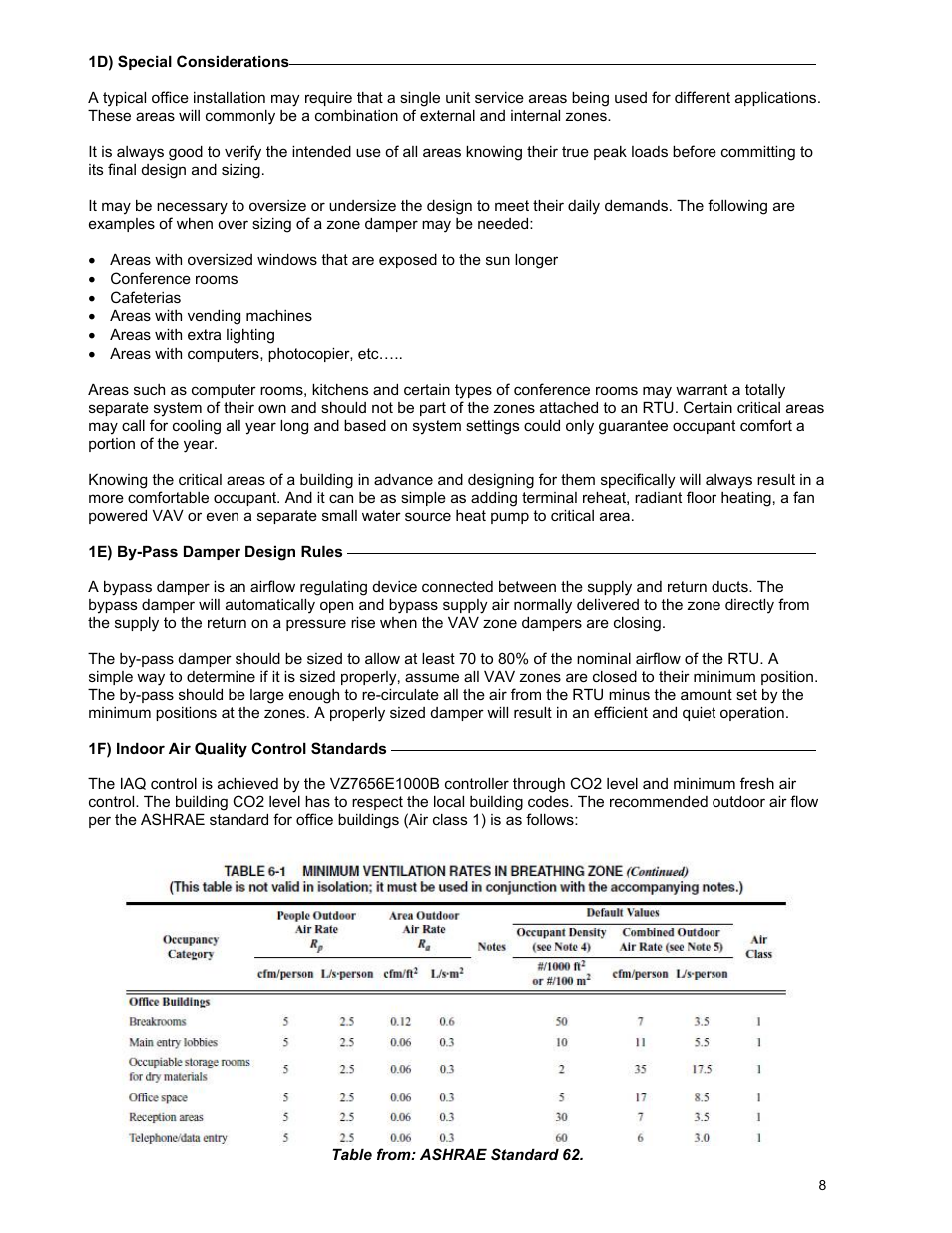 Viconics VWZS Application Guide User Manual | Page 8 / 40