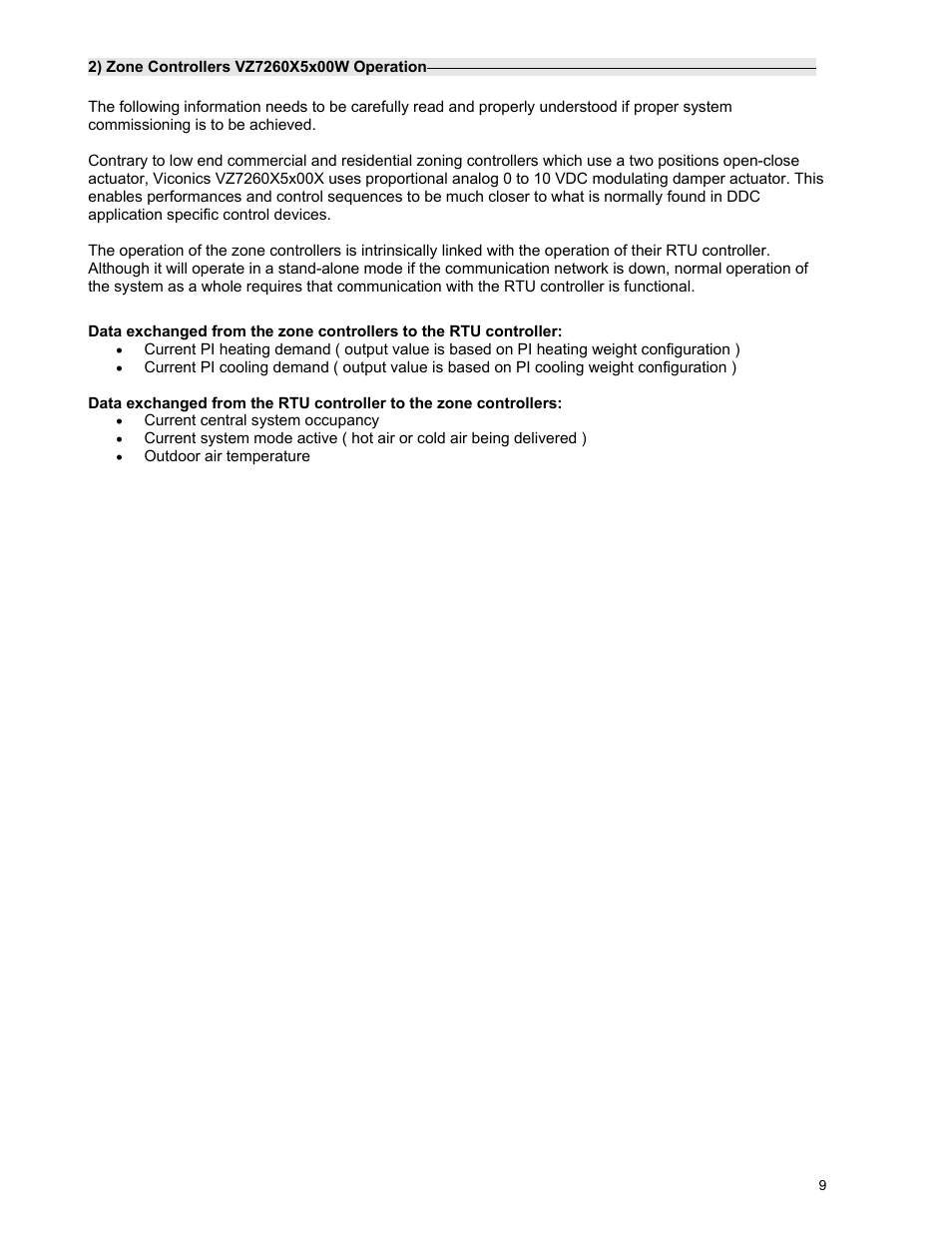 Viconics VWZS Application Guide User Manual | Page 9 / 40