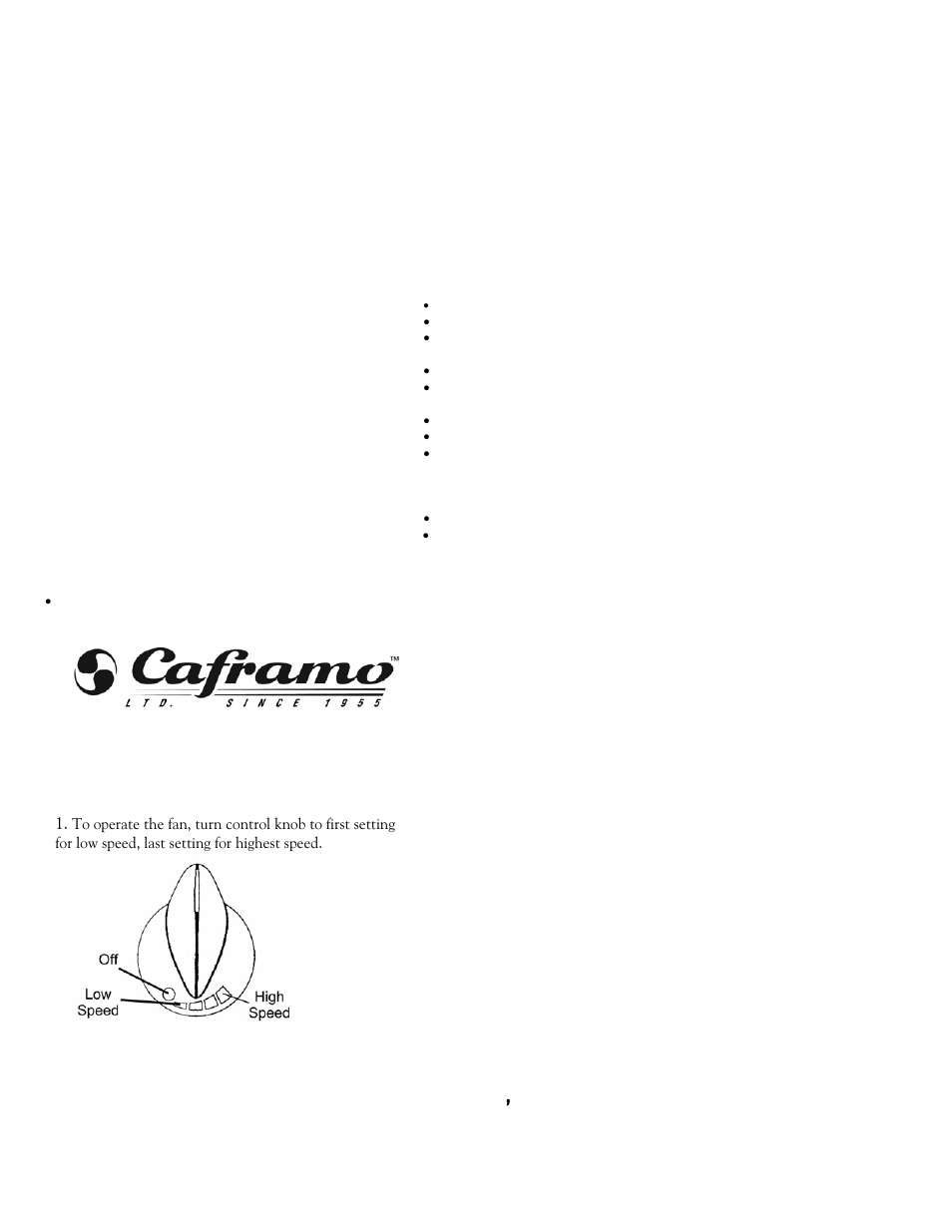 Caframo 967 User Manual | 1 page