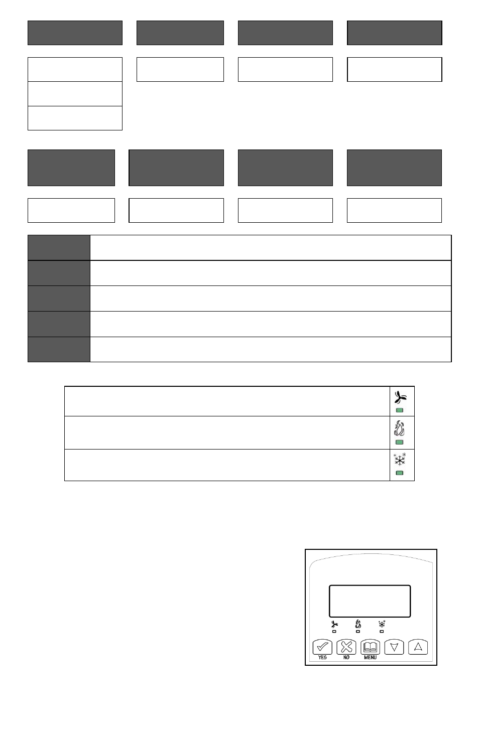 User interface, User configuring instructions menu | Viconics VZ7656F Wireless Installation Guide User Manual | Page 11 / 28