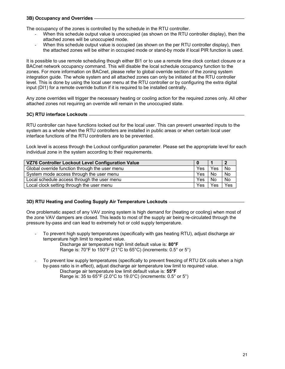 Viconics VBZS Application Guide User Manual | Page 21 / 36