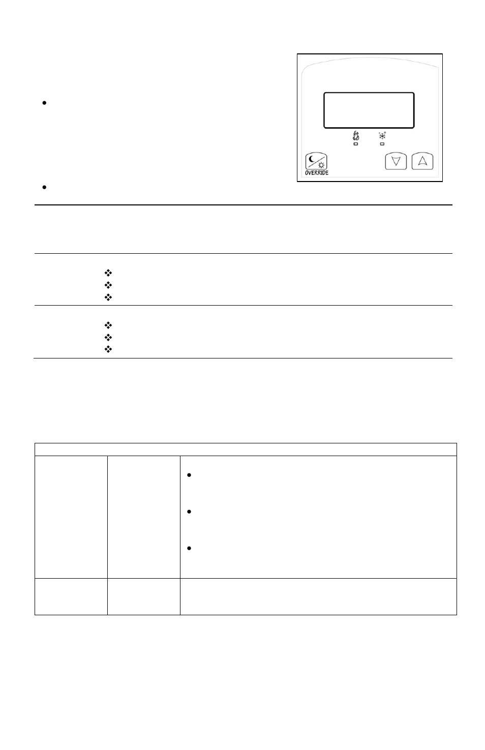 User interface, User configuration menu, Occupied setpoint adjustments | Unoccupied and stand-by setpoints adjustments | Viconics VZ7260X Installation Guide User Manual | Page 14 / 35