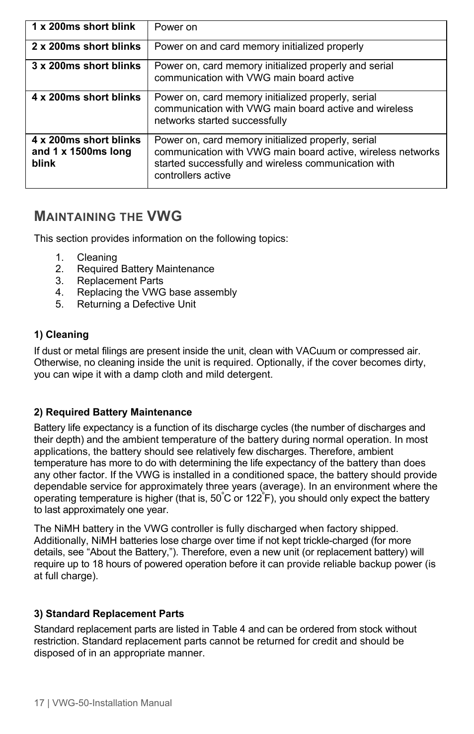 Viconics VWG-50 (Classic ZigBee) Installation Guide User Manual | Page 17 / 20