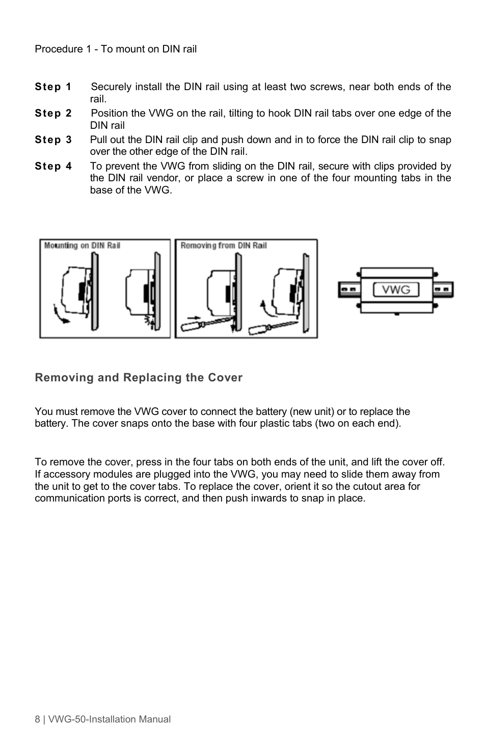 Viconics VWG-50 (Classic ZigBee) Installation Guide User Manual | Page 8 / 20